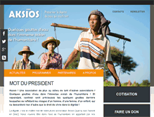 Tablet Screenshot of aksios.org